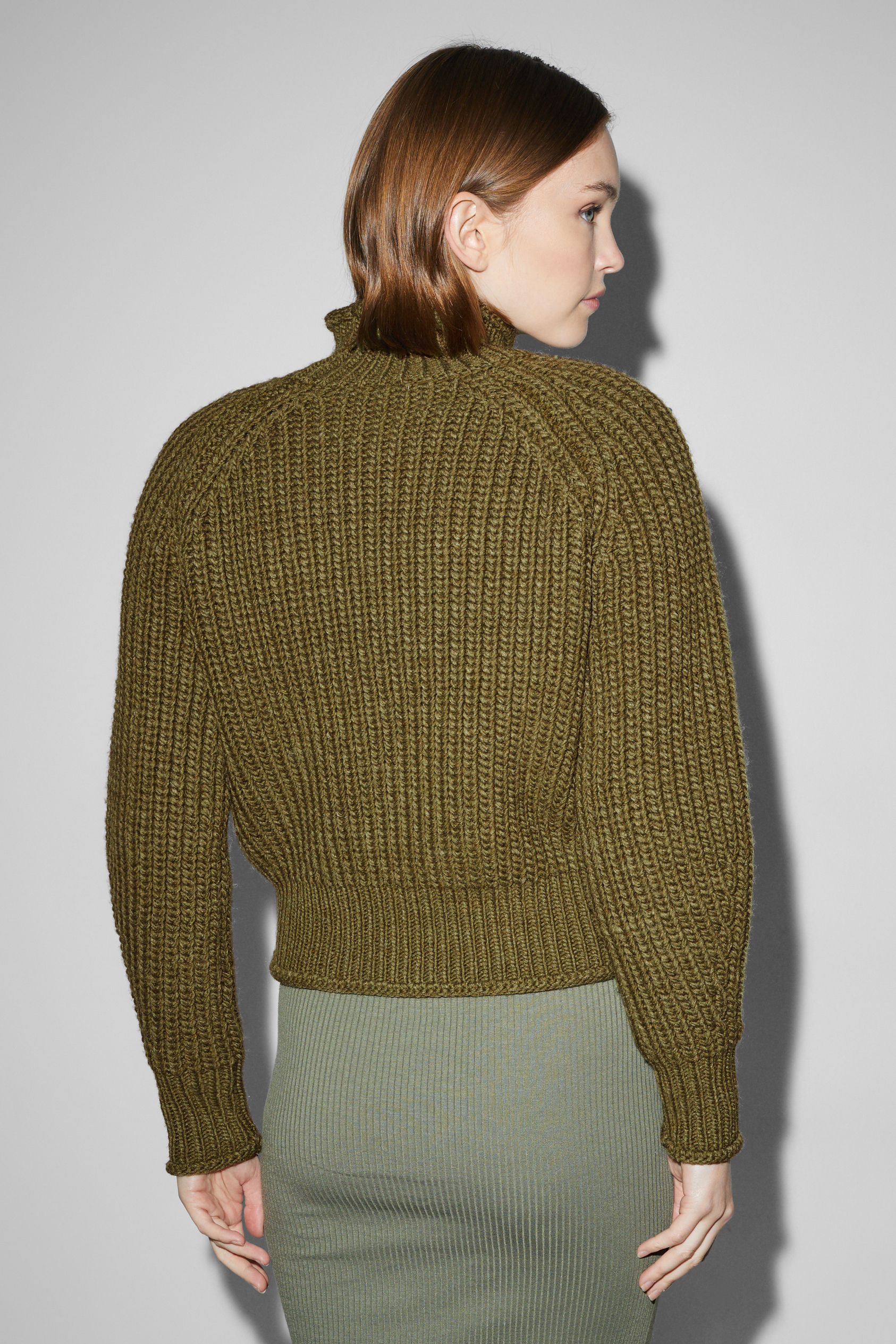 CLOCKHOUSE - jumper with band collar