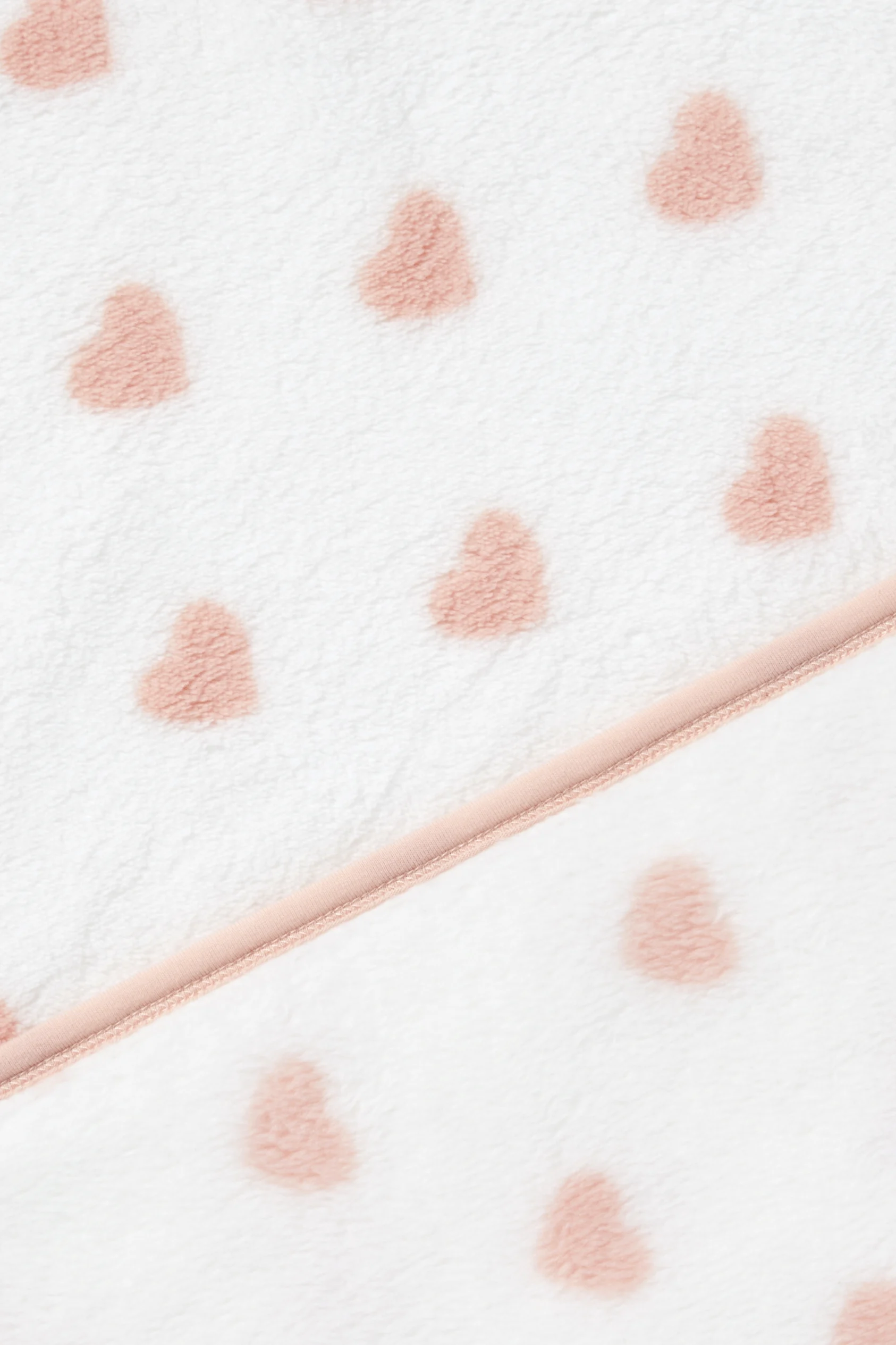 Little hearts - baby blanket