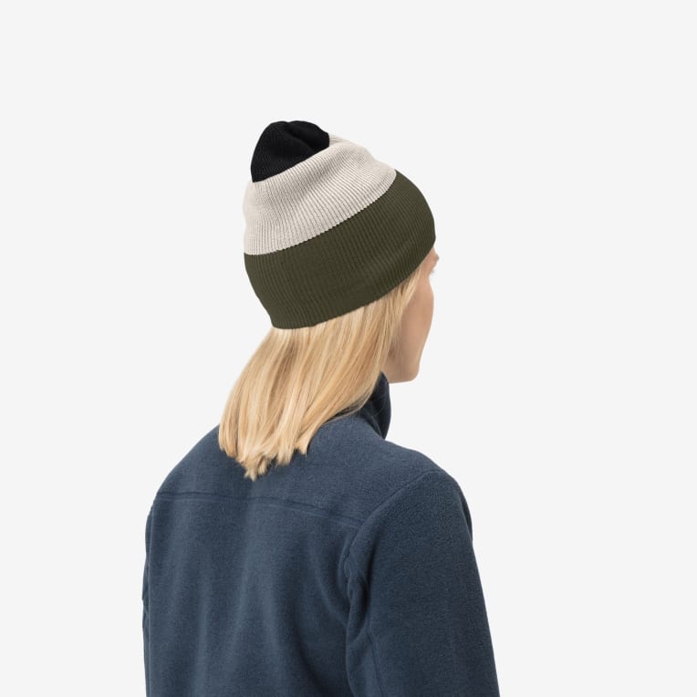 striped mid weight Beanie