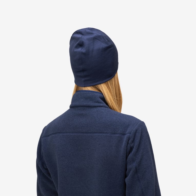 A classic warm and soft wool beanie.