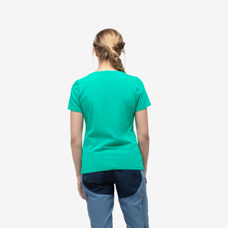 cotton slant logo T-Shirt W`s