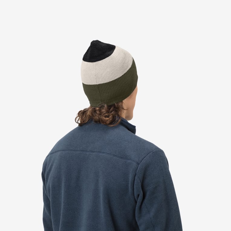 striped mid weight Beanie