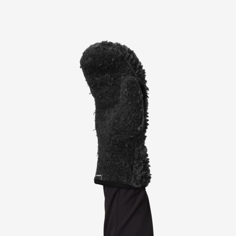 Wool pile Liner Mittens