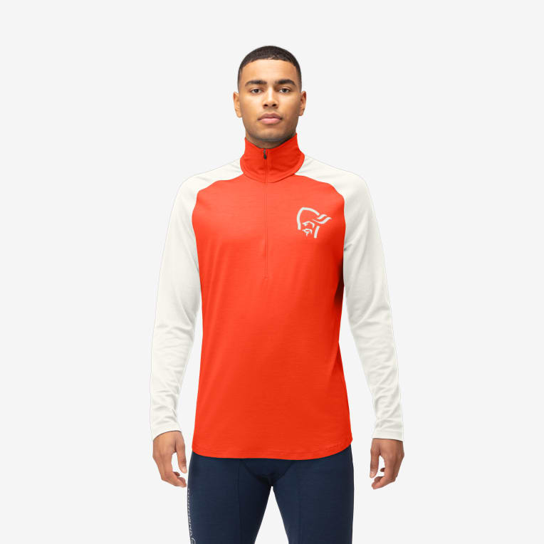 Norrøna pureUll Zip Neck