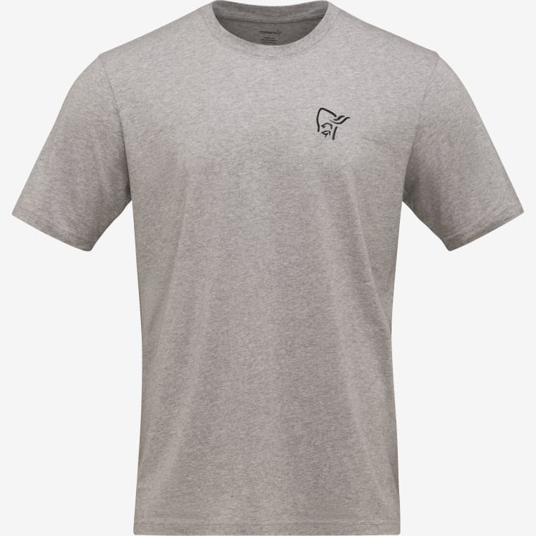 cotton vikinghead embroidery T-shirt