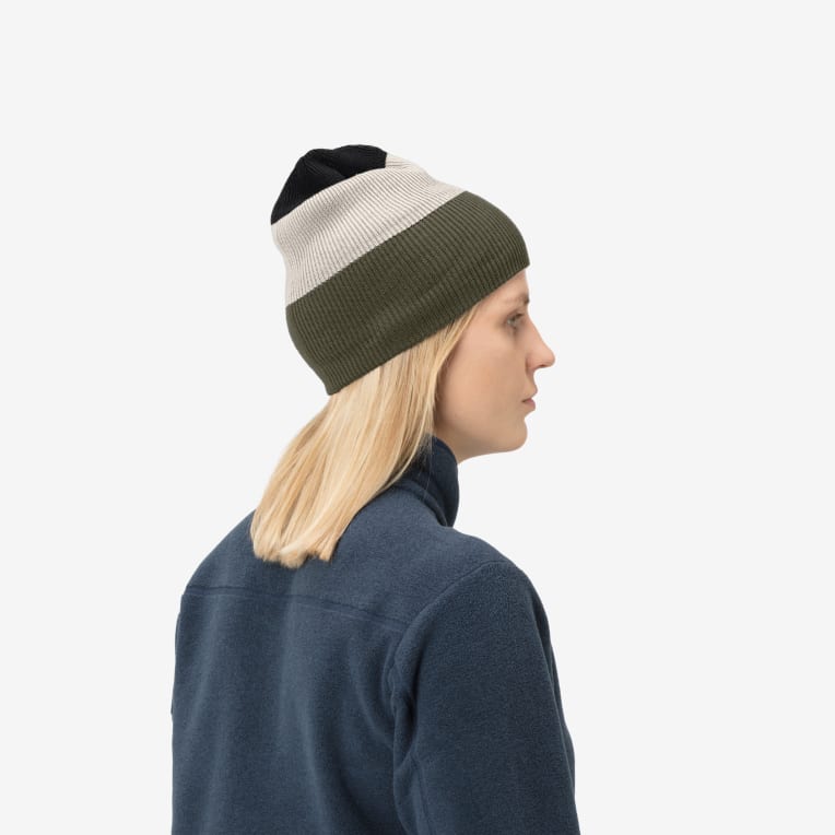 striped mid weight Beanie