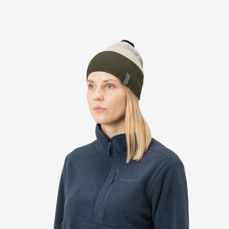 striped mid weight Beanie