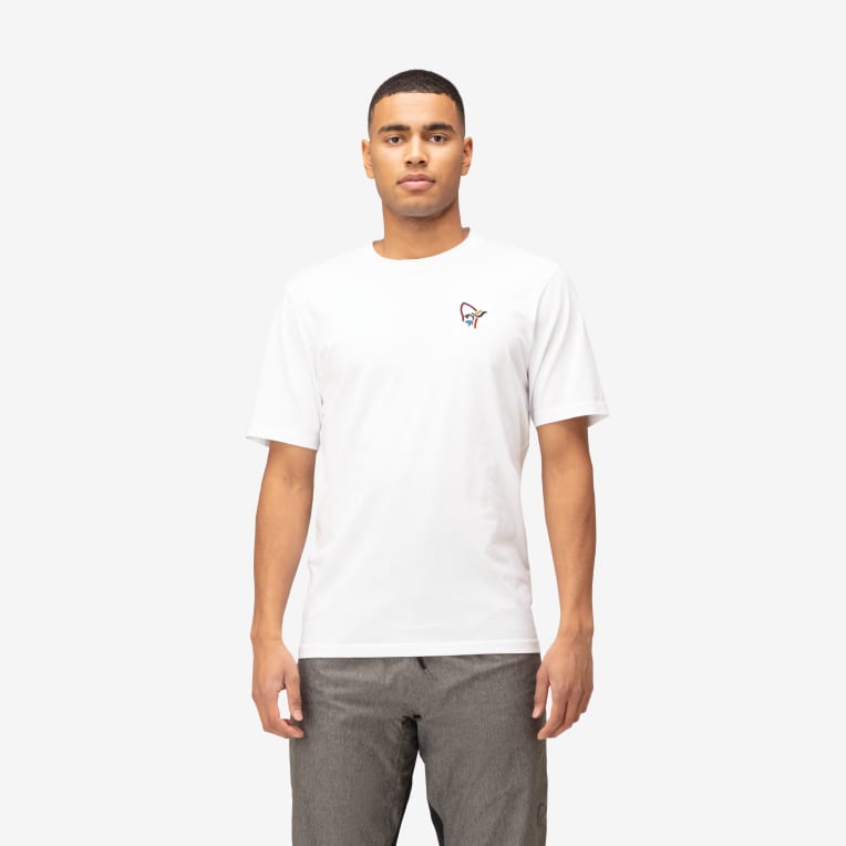 cotton vikinghead embroidery T-shirt