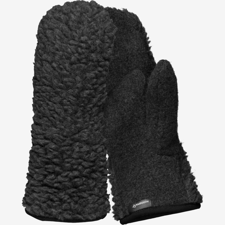 Wool pile Liner Mittens