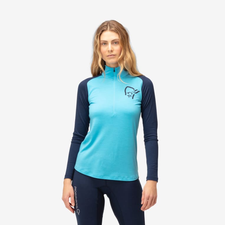 Norrøna pureUll Zip Neck