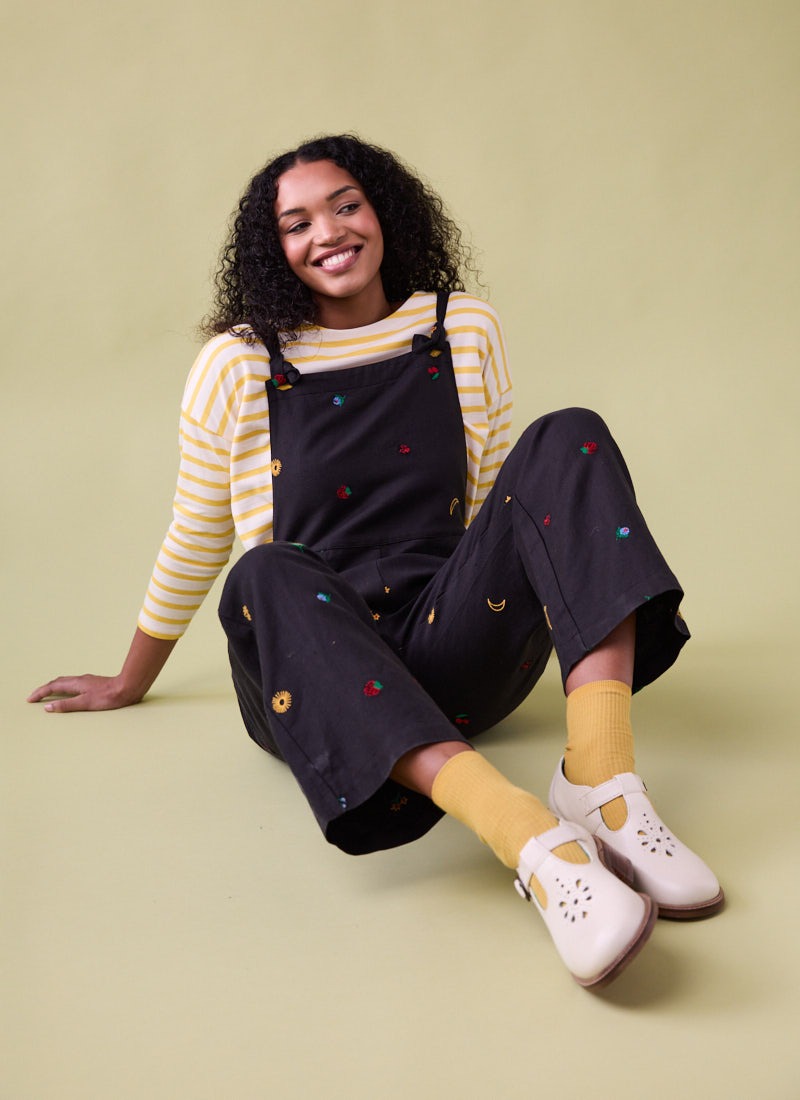 Community Clothing X Joanie - Seberg Yellow Breton Stripe Top