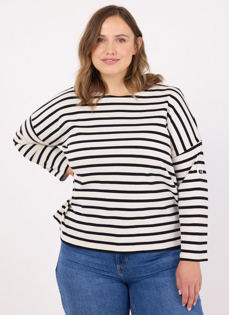Community Clothing X Joanie - Seberg Monochrome Breton Stripe Top