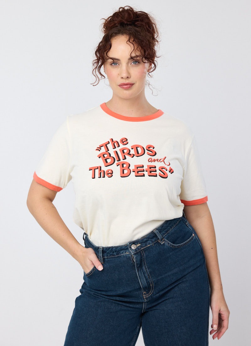 Nooky The Birds And The Bees Slogan Tee