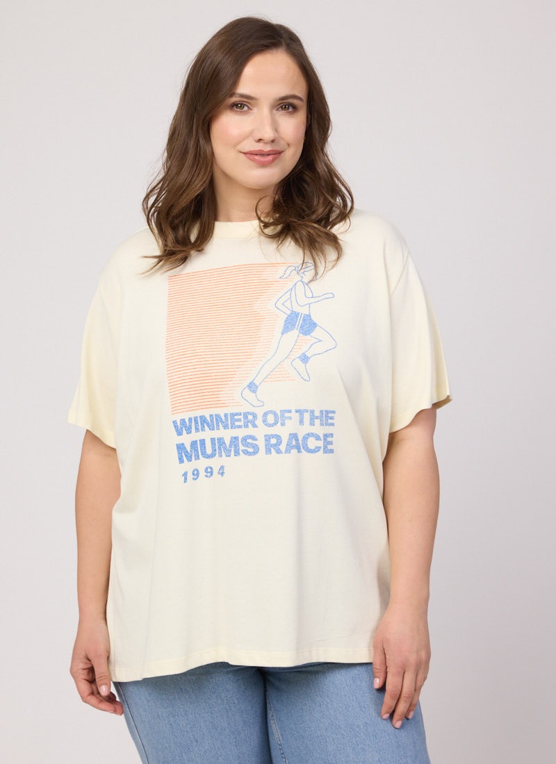 Cath Mums Race Boxy Fit Graphic Tee