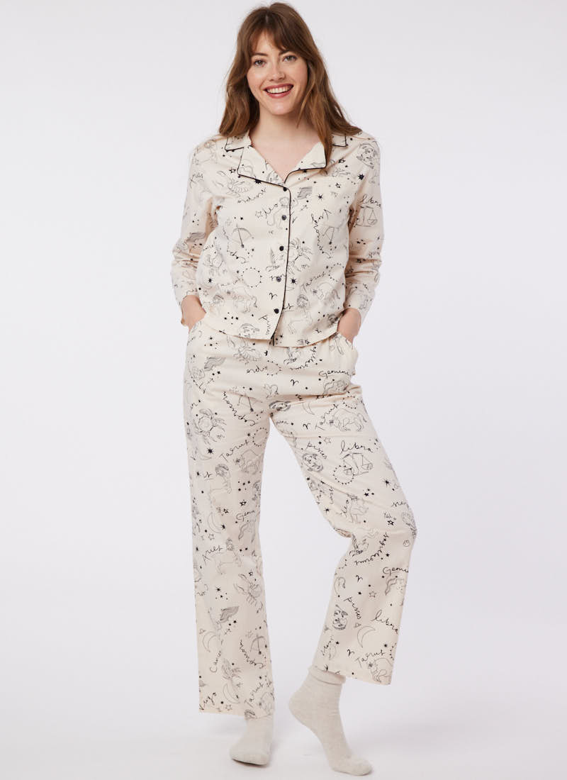 Ernie Zodiac Print Pyjamas