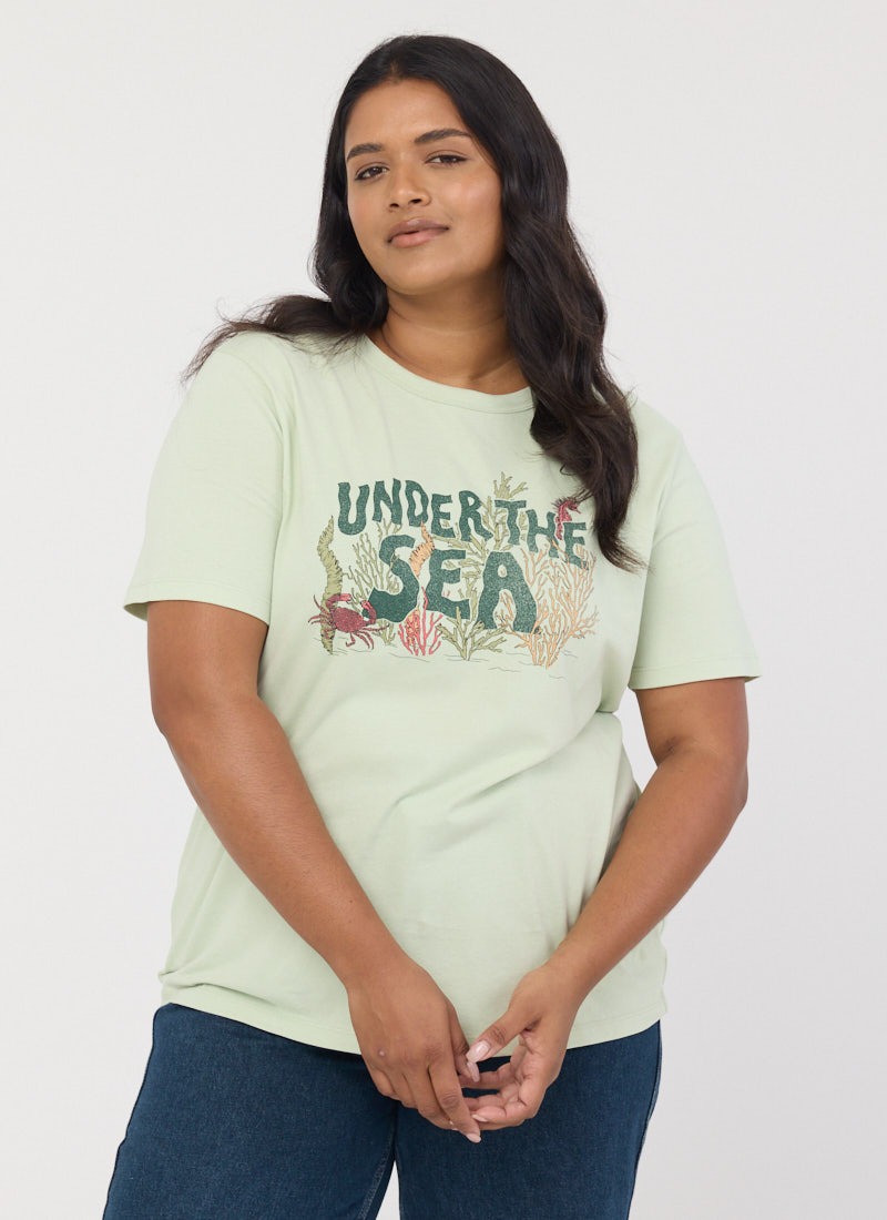 Marino Under The Sea Graphic Slogan Tee