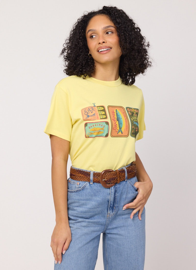 Pez Tinned Fish Boxy Fit Graphic Tee