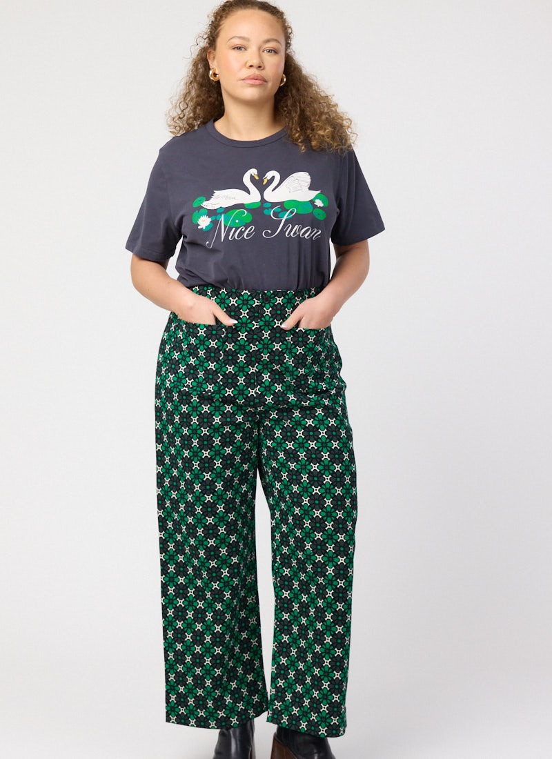 Siegfried Nice Swan Graphic Slogan Tee