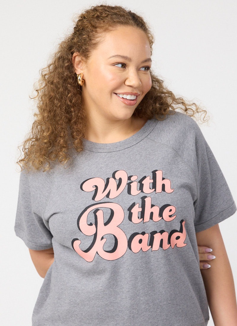 Cyndi With The Band Short Sleeve Sweatshirt