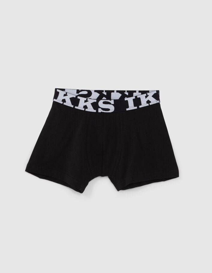 Boxers noir et kaki gar&ccedil;on