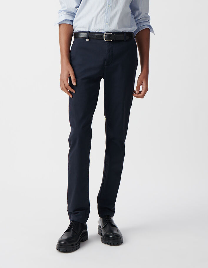 Pantalon CHINO SLIM marine Homme