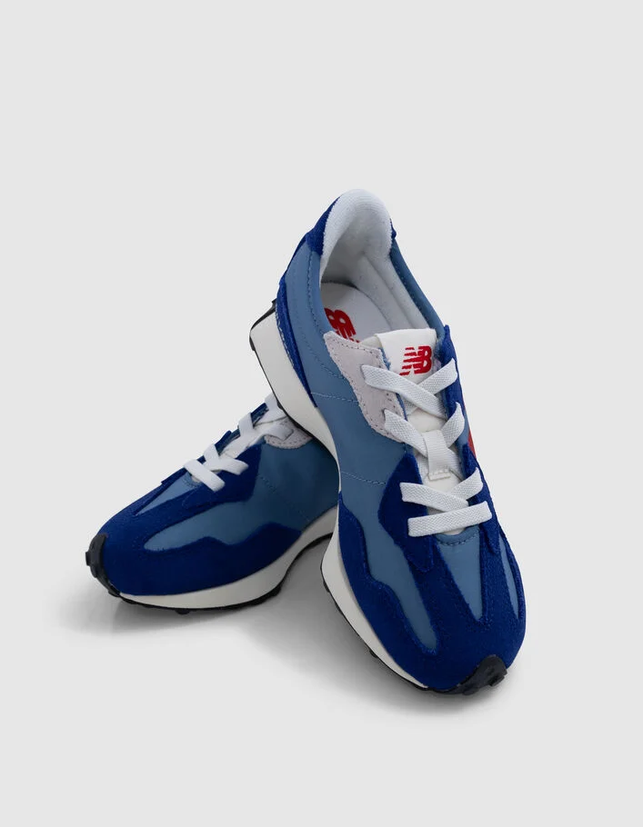 Baskets bleu et rouge NEW BALANCE 327 gar&ccedil;on