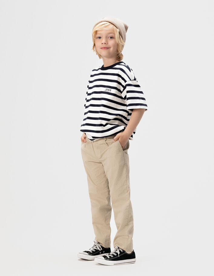 Pantalon CHINO beige gar&ccedil;on