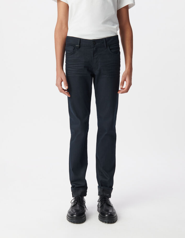 Jean SLIM marine Denim Homme
