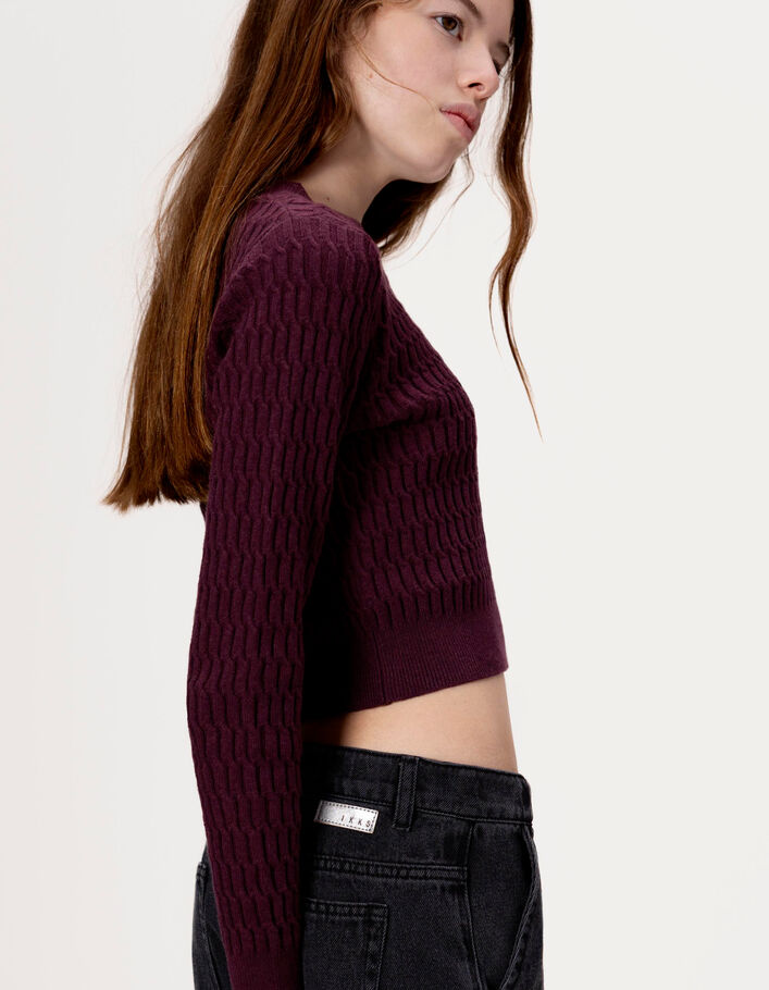 Jean large noir fille