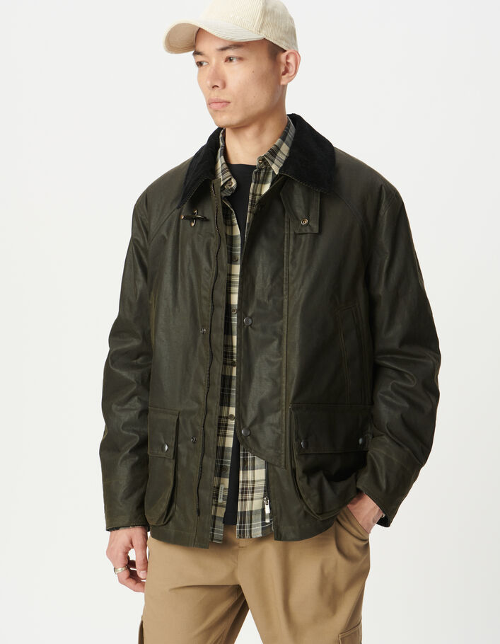 Parka multipoches en tissu Wax&eacute; Homme