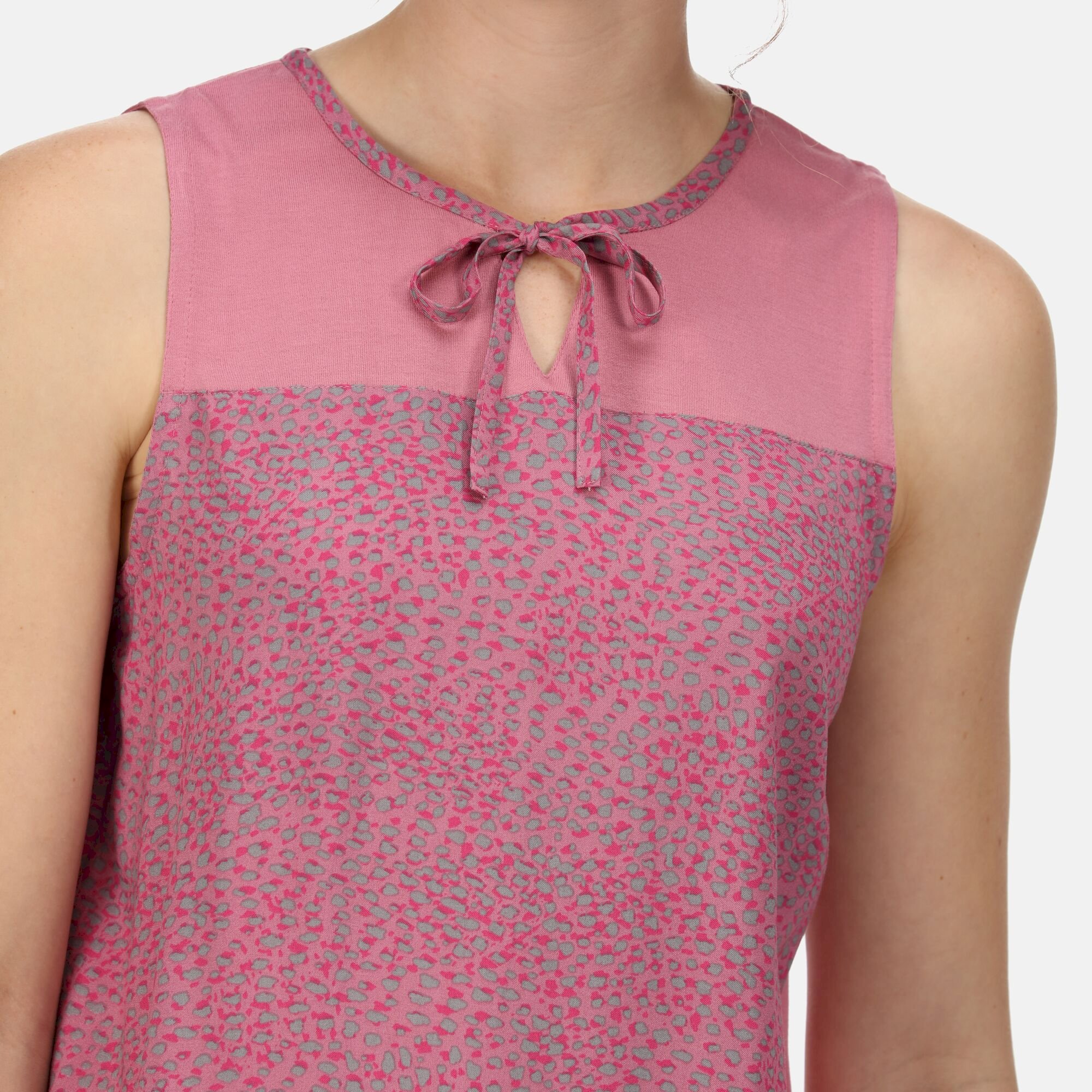 Women's Janessa V-Neck Top | Heather Rose Abstract