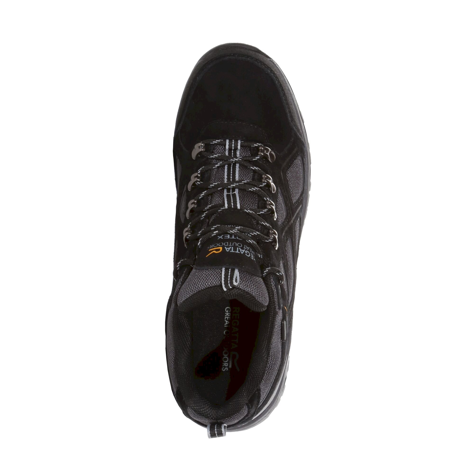 Men's Tebay Waterproof Low Walking Shoes | Black Granite
