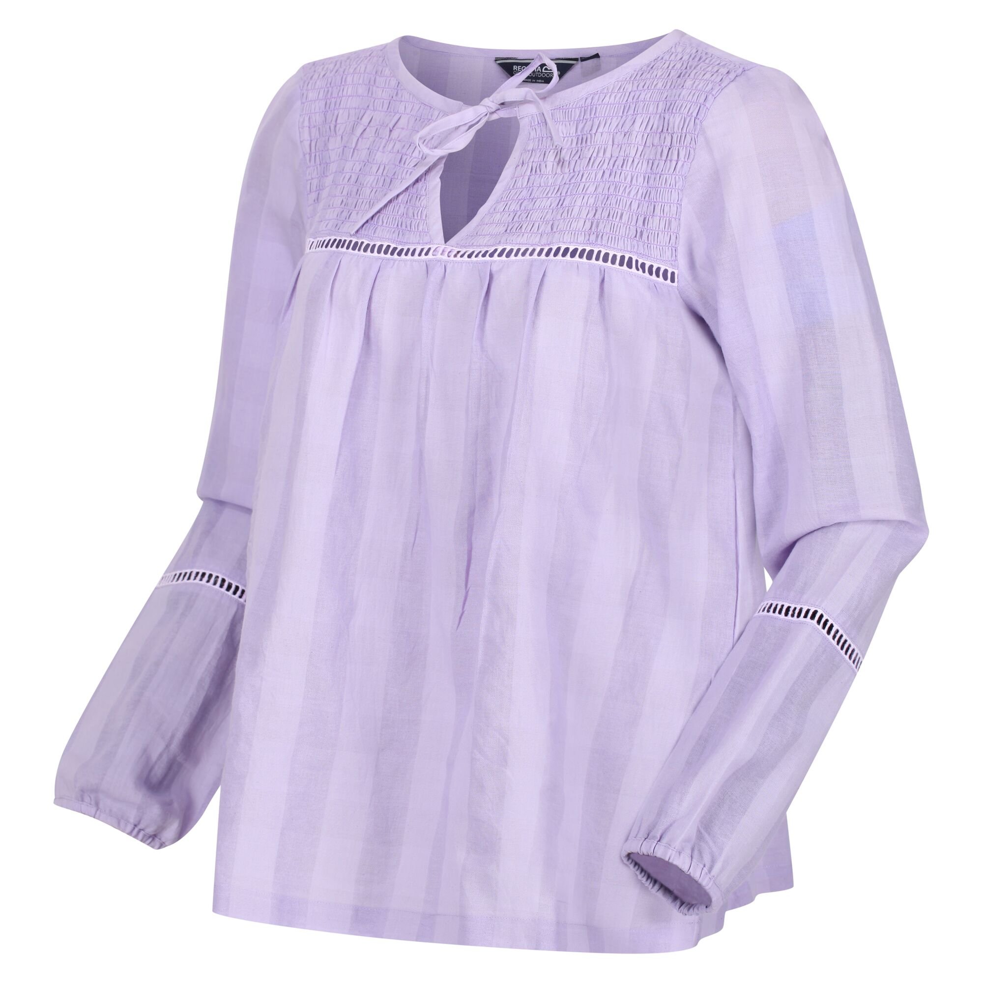Women's Calluna Sheared Detail Top | Pastel Lilac