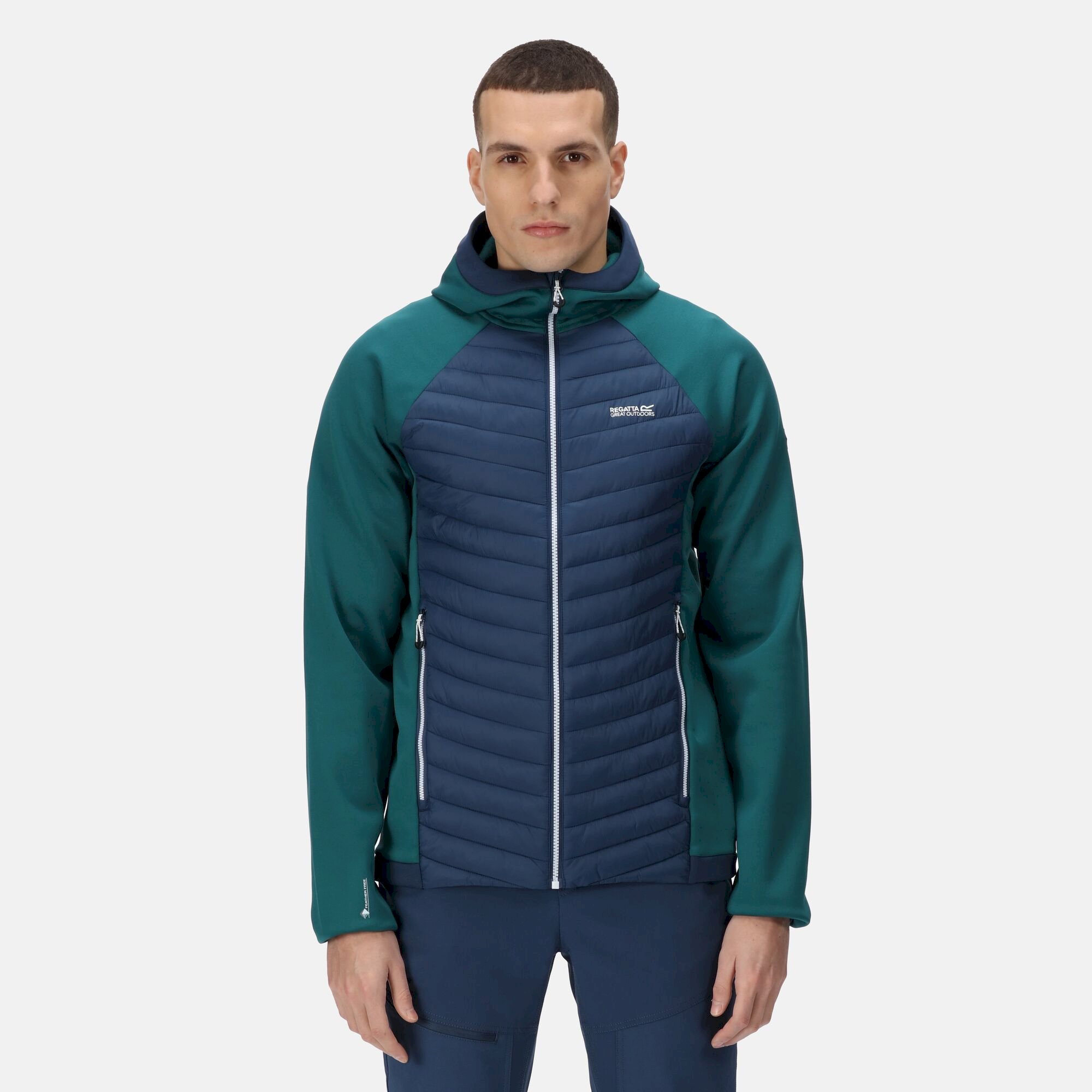 Men's Andreson VII Hybrid Lightweight Jacket | Admiral Blue Pacific Green