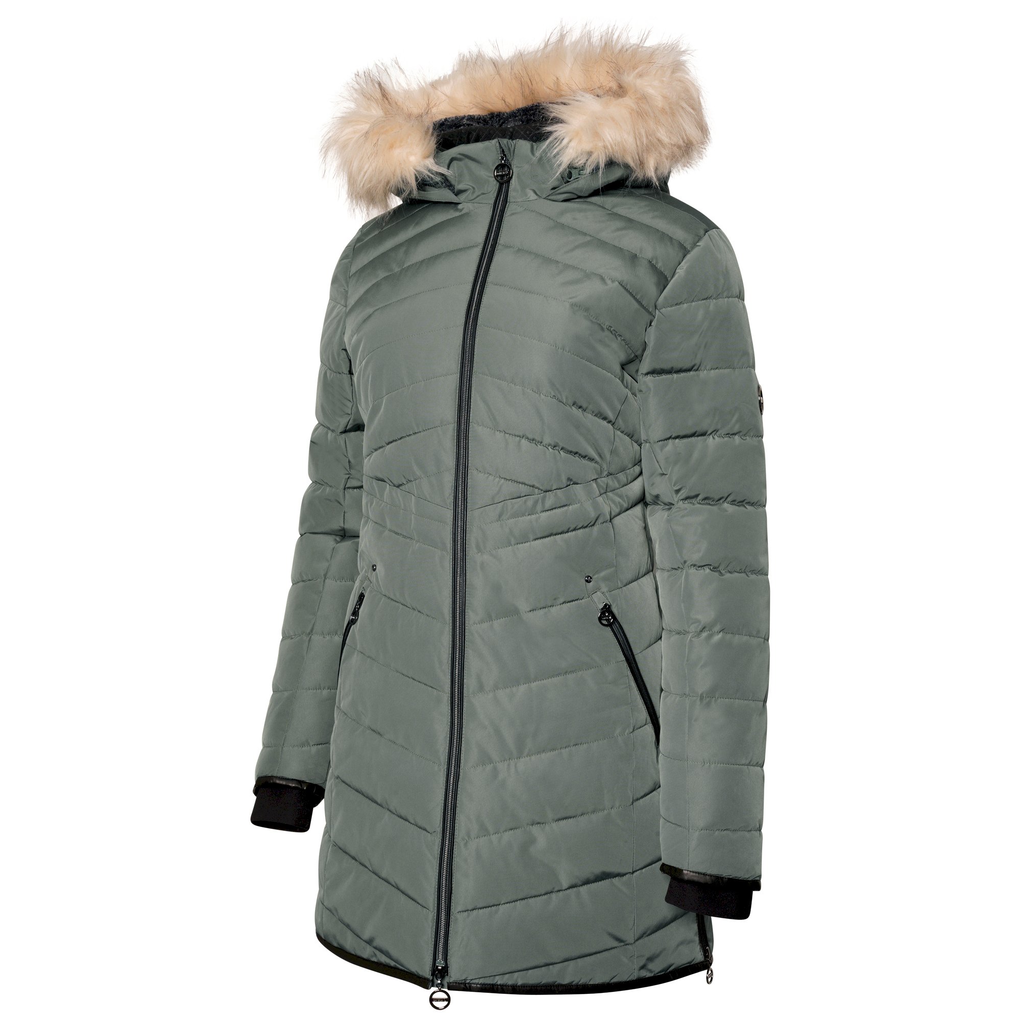 Dare 2b - Women's Striking III Longline Padded Jacket | Duck Green