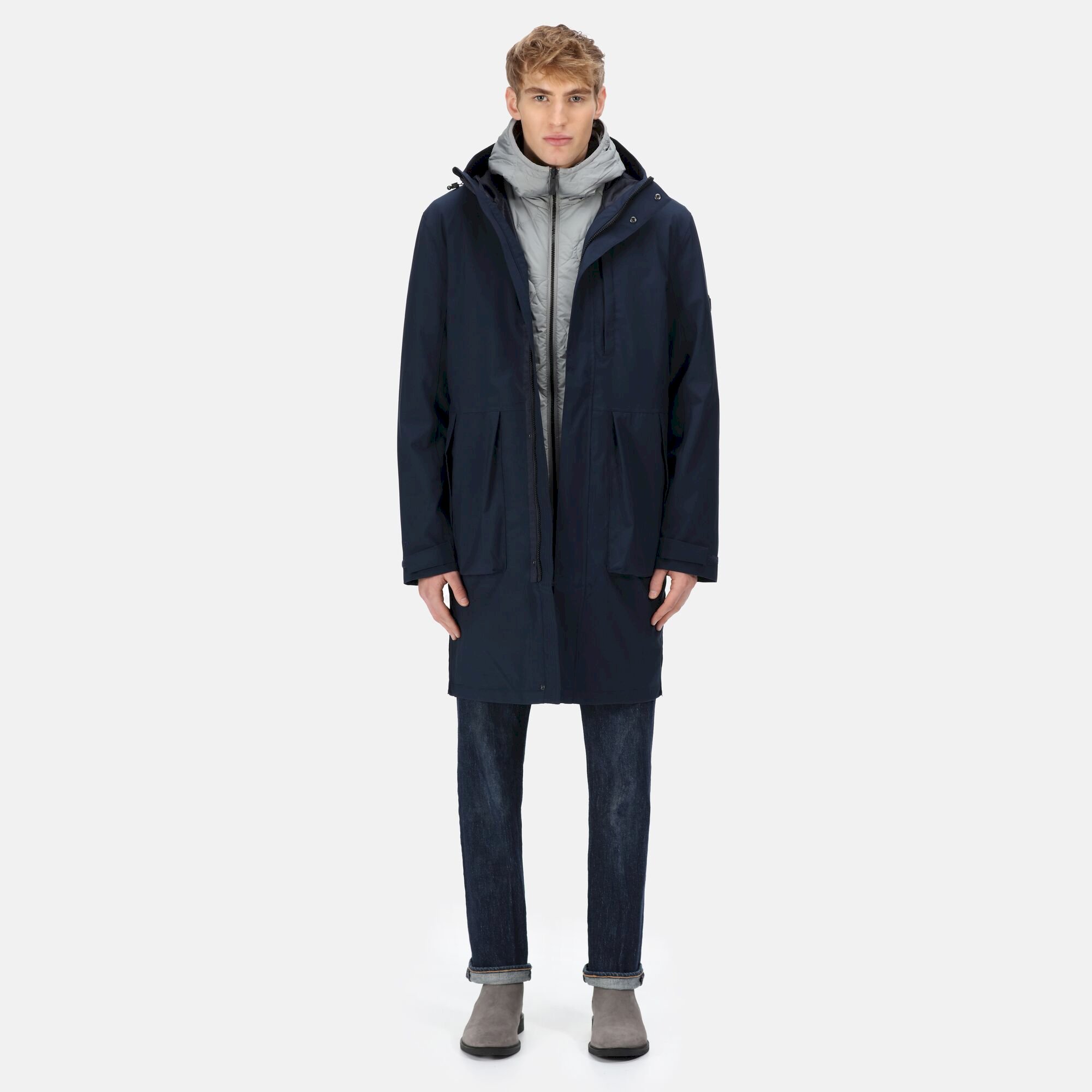 Men's Alessandro 3-In-1 Parka Jacket | Navy