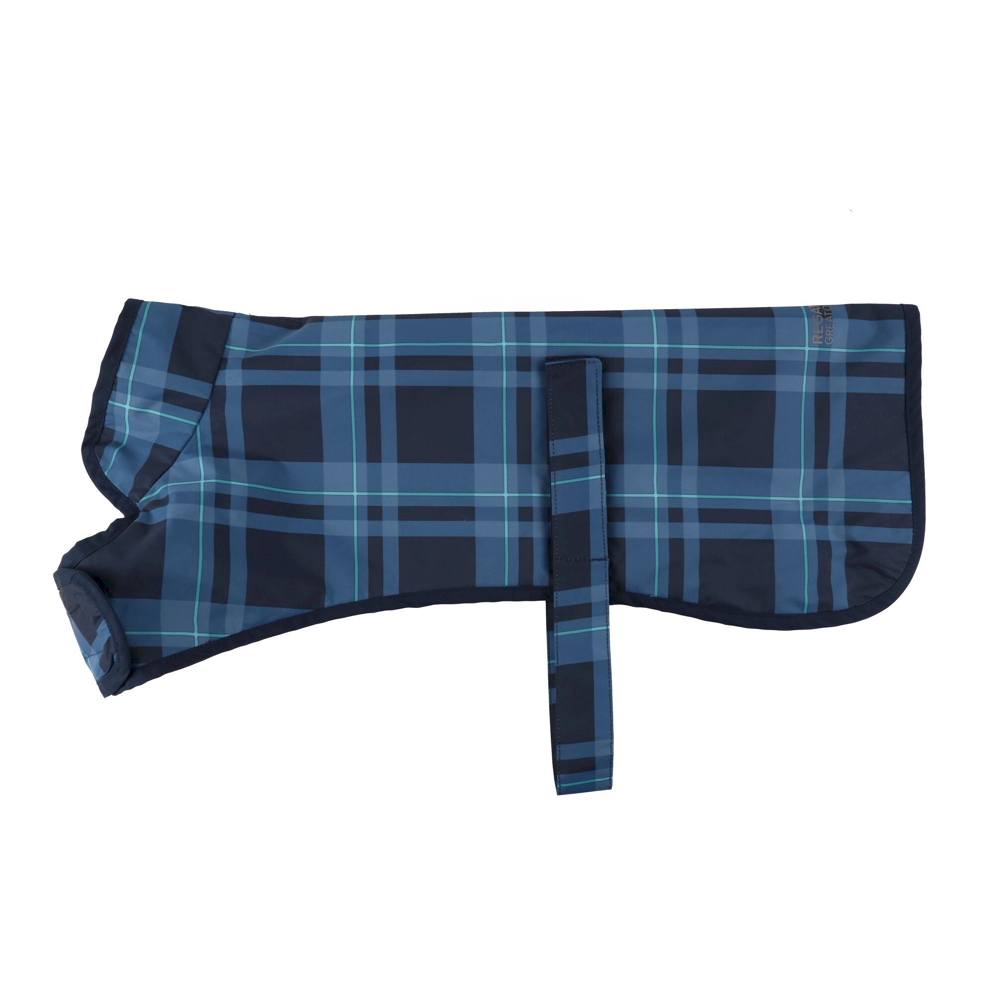Arlo Waterproof Dog Coat | Navy Check