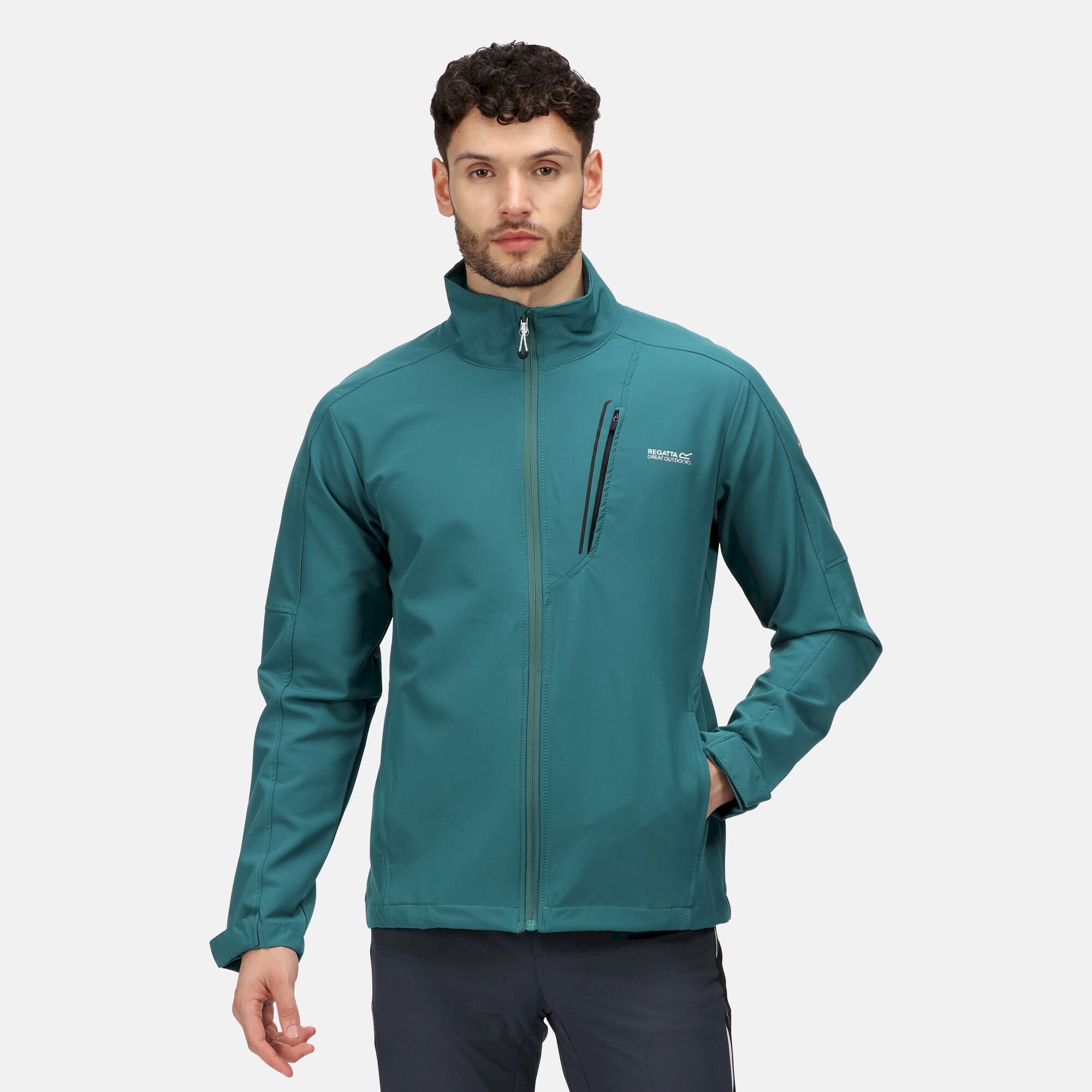 Men's Nantfeld Softshell Jacket | Pacific Green