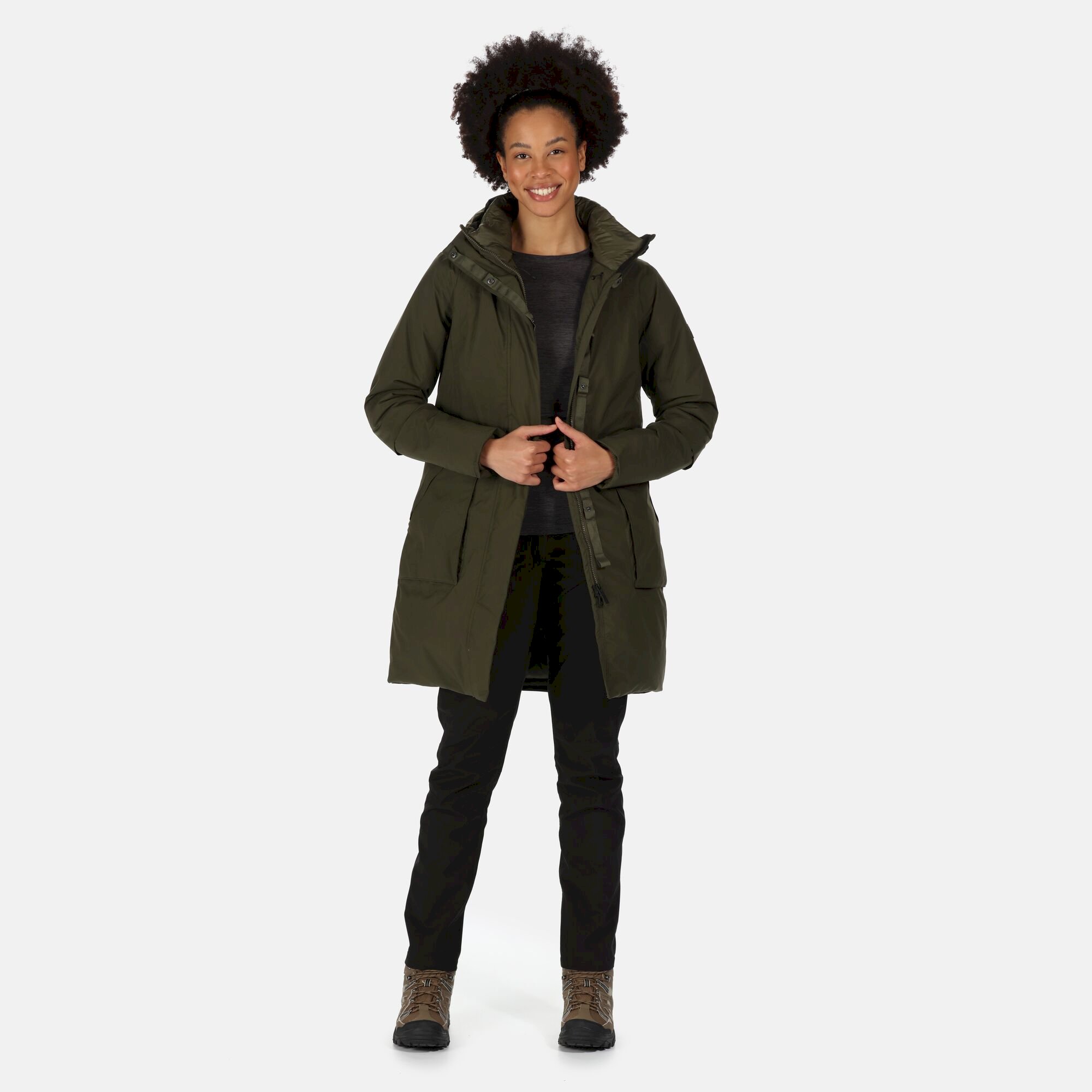 Women's Yewbank II Waterproof Parka | Dark Khaki