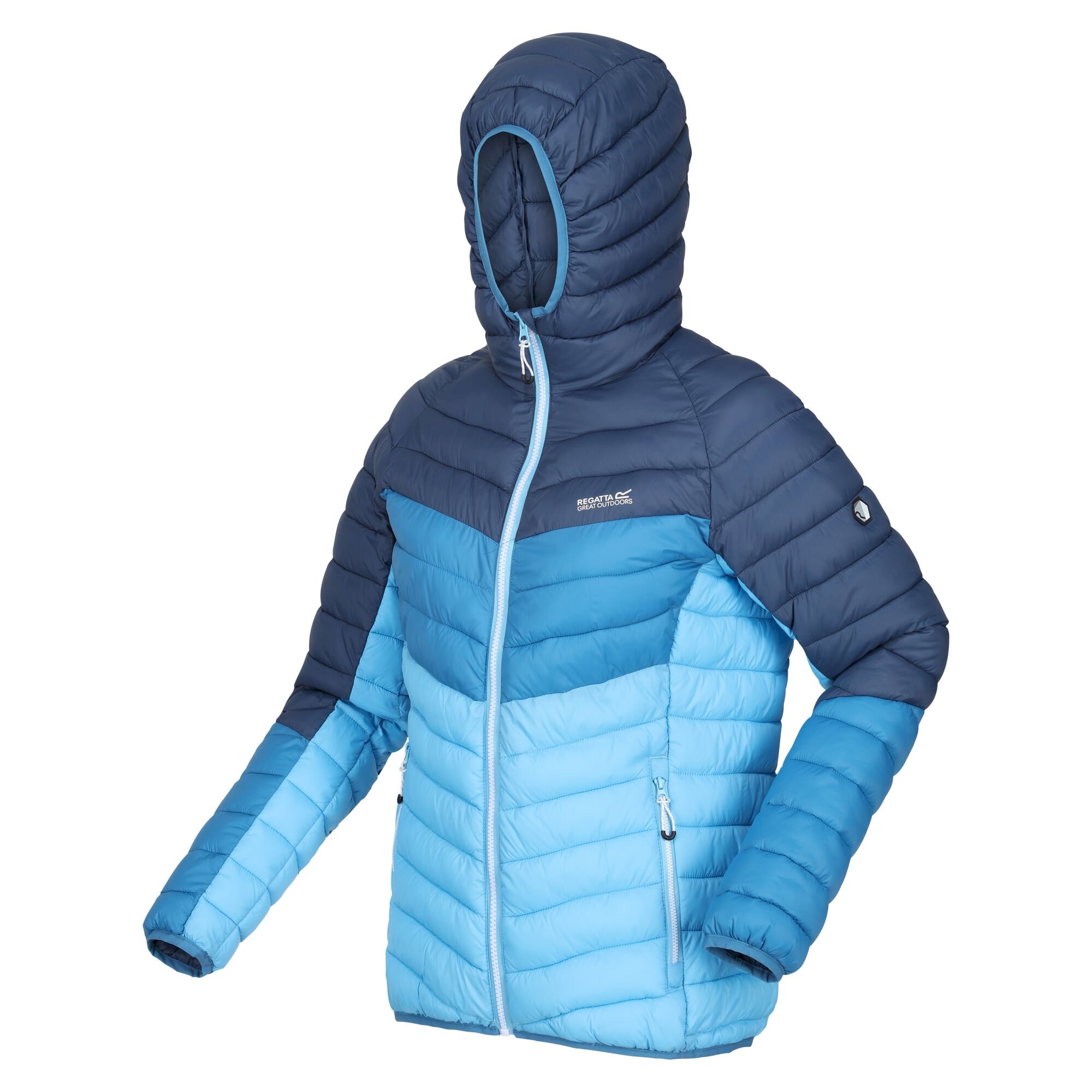 Women's Harrock Lightweight Puffer Jacket | Dark Denim Ethereal Blue