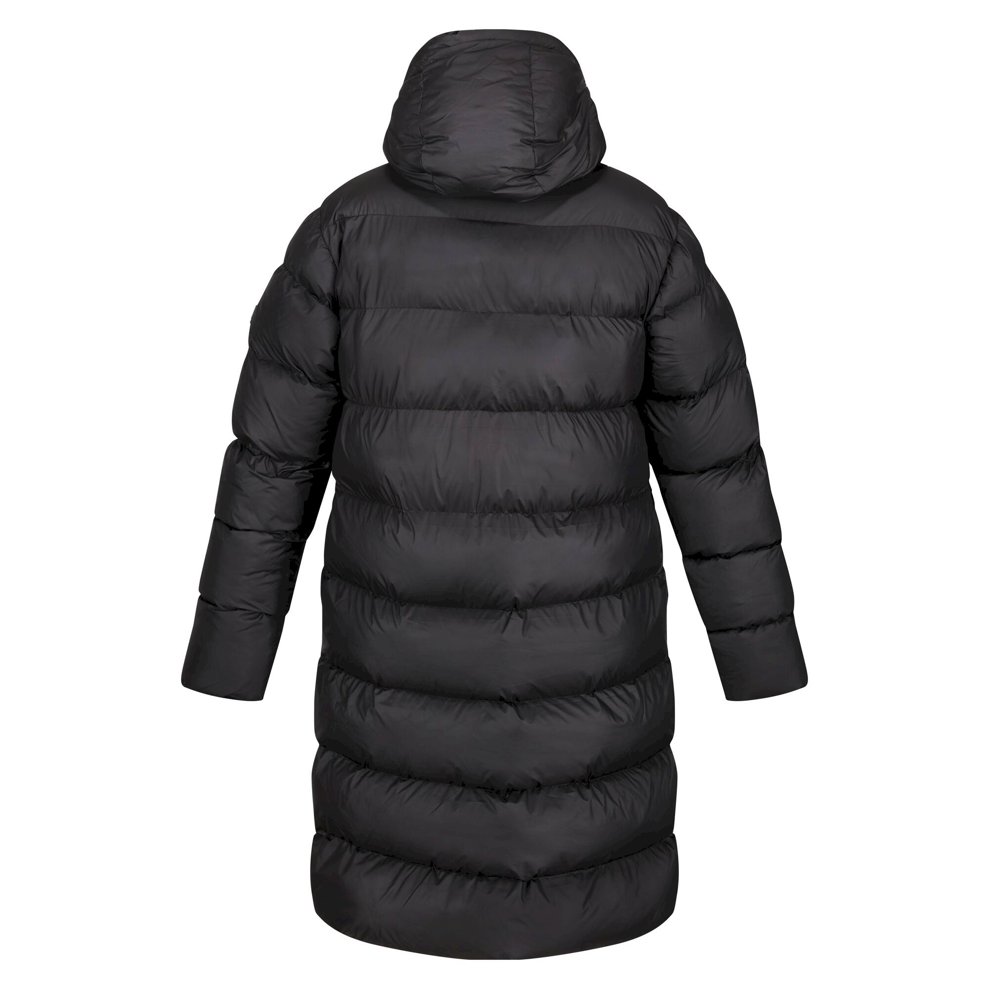 Men's Hallin Longline Quilted Jacket | Black