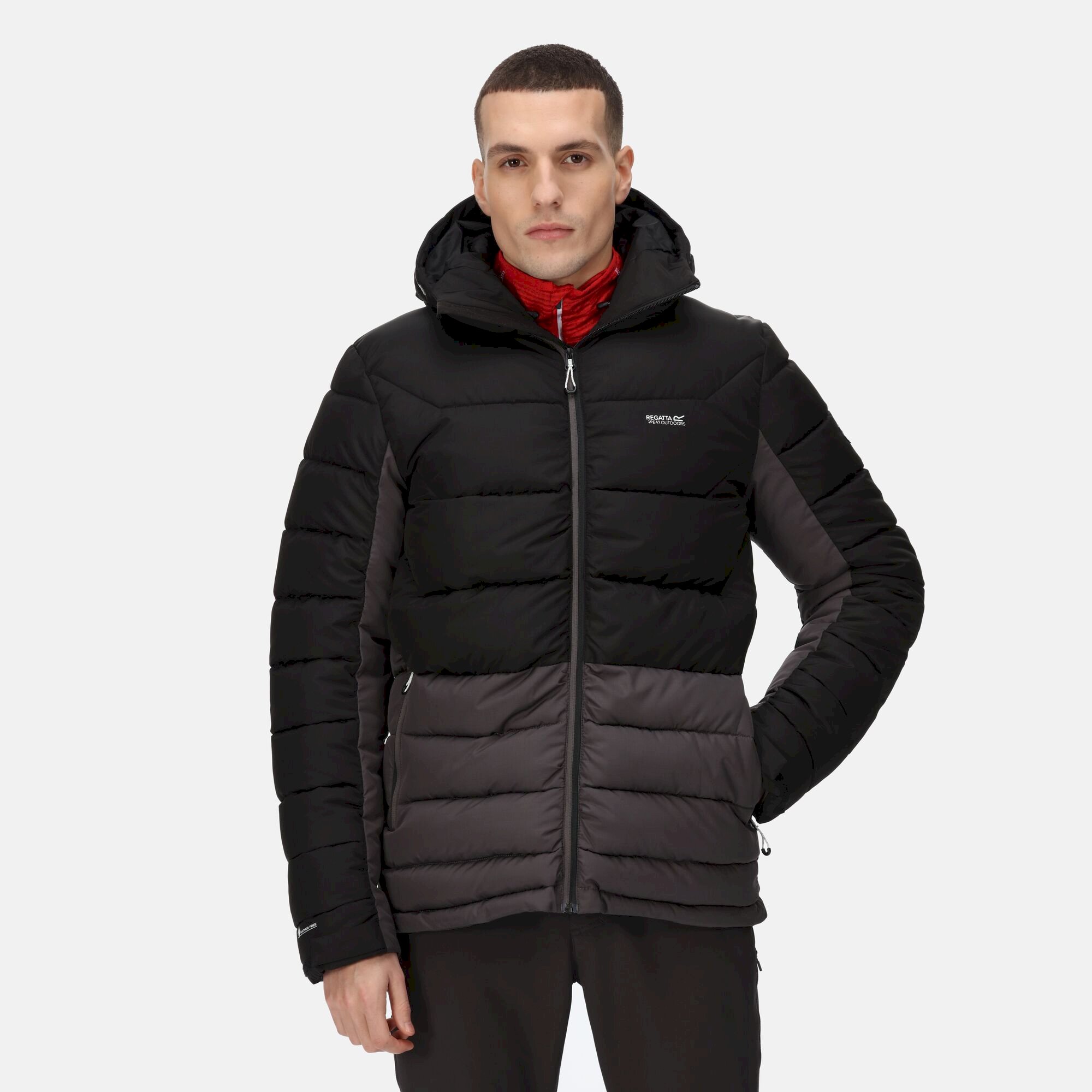 Men's Nevado VI Puffer Jacket | Black Dark Grey