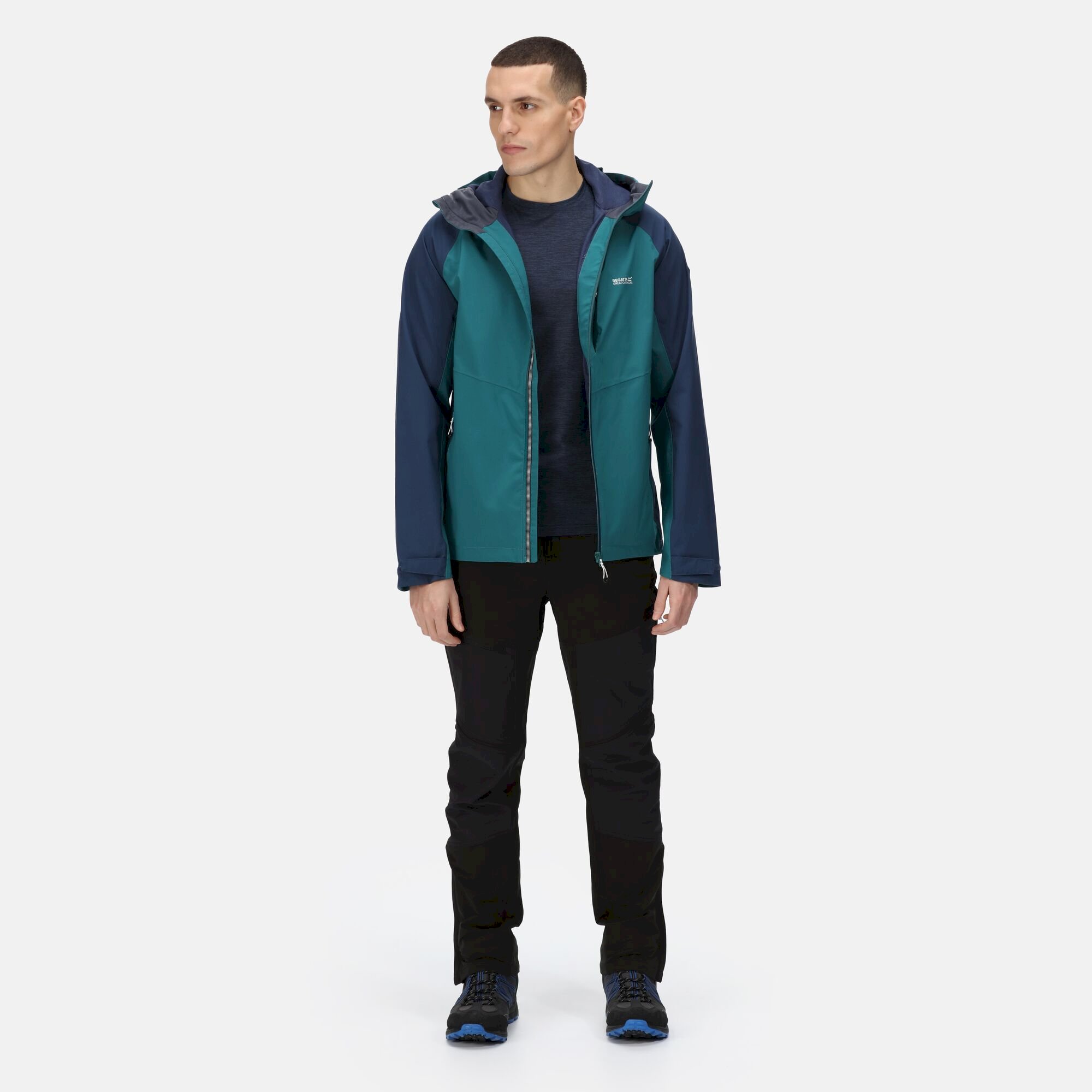 Men's Britedale Waterproof Jacket | Pacific Green Admiral Blue