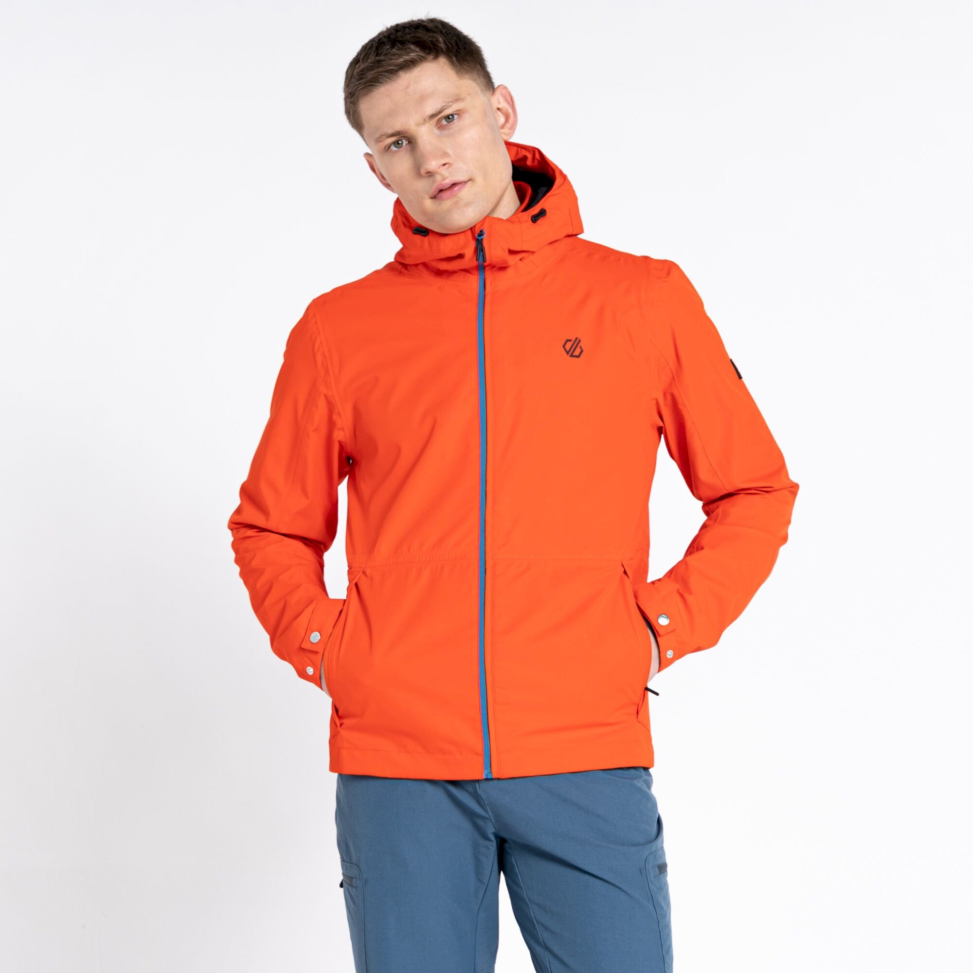 Dare 2b - Men's Stay Ready Recycled Waterproof Jacket | Burnt Salmon