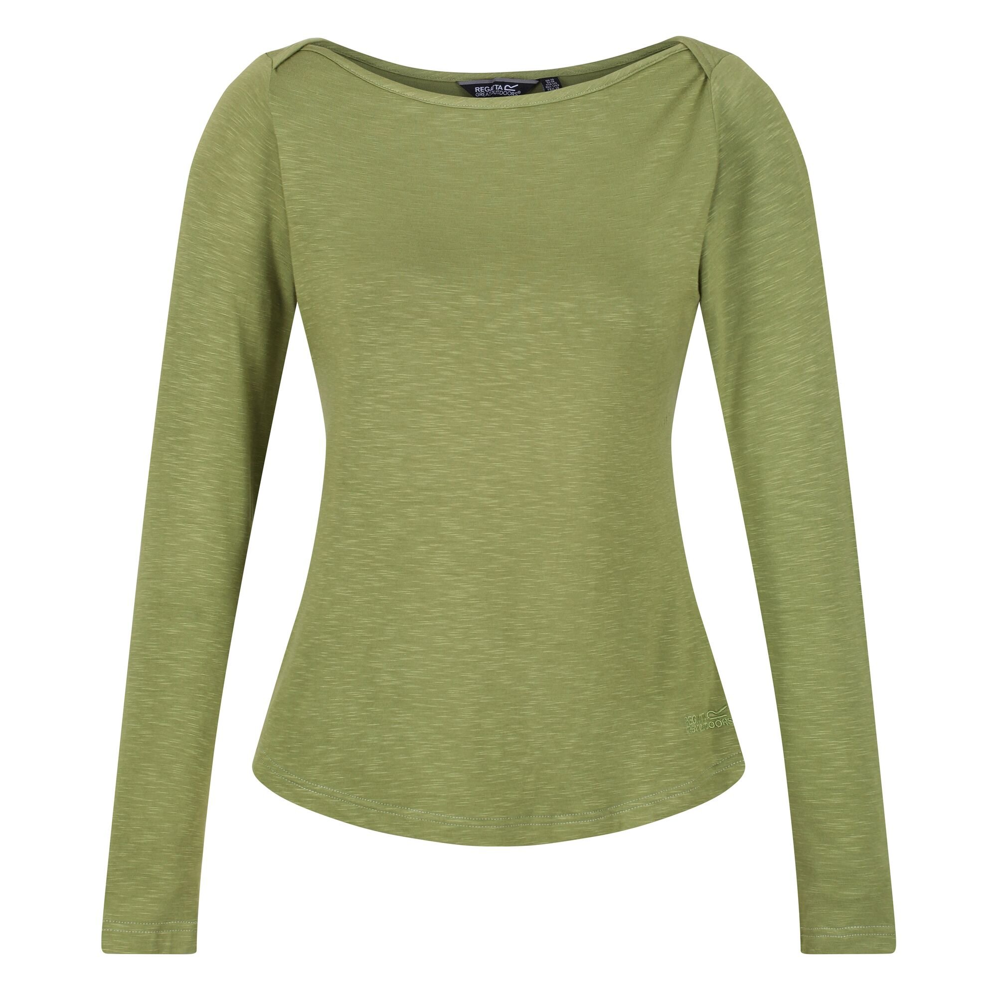 Women's Lakeisha Boat Neck Long Sleeve Top | Green Fields
