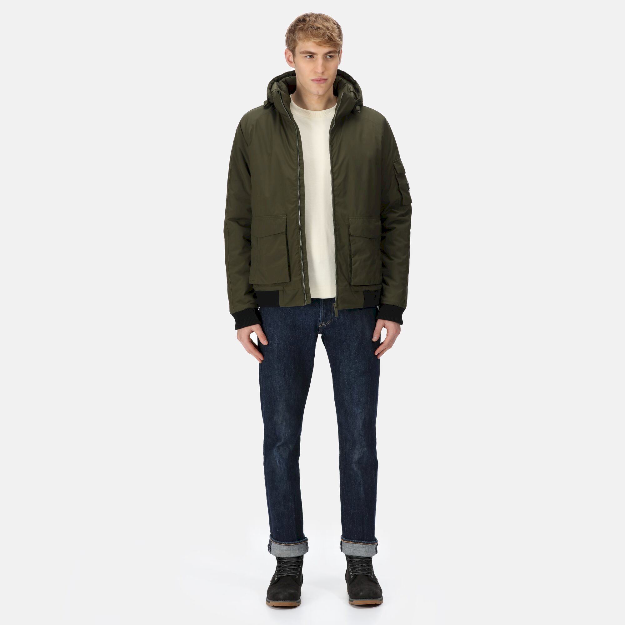 Men's Faizan Waterproof Jacket | Dark Khaki