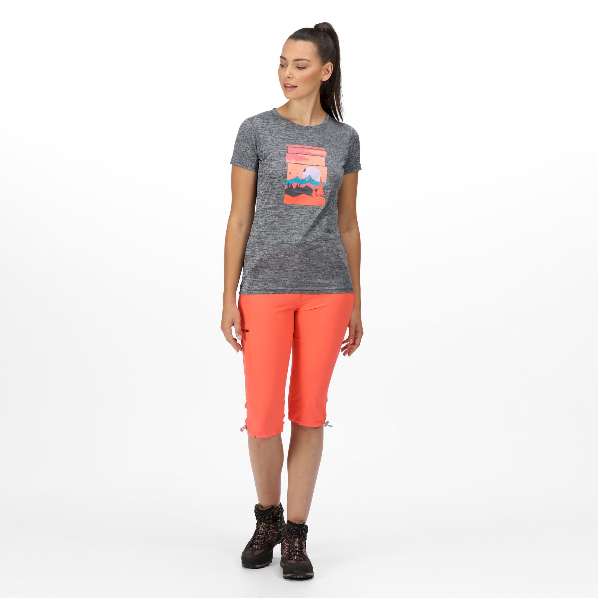 Women's Fingal VI Print T-Shirt | Navy Marl