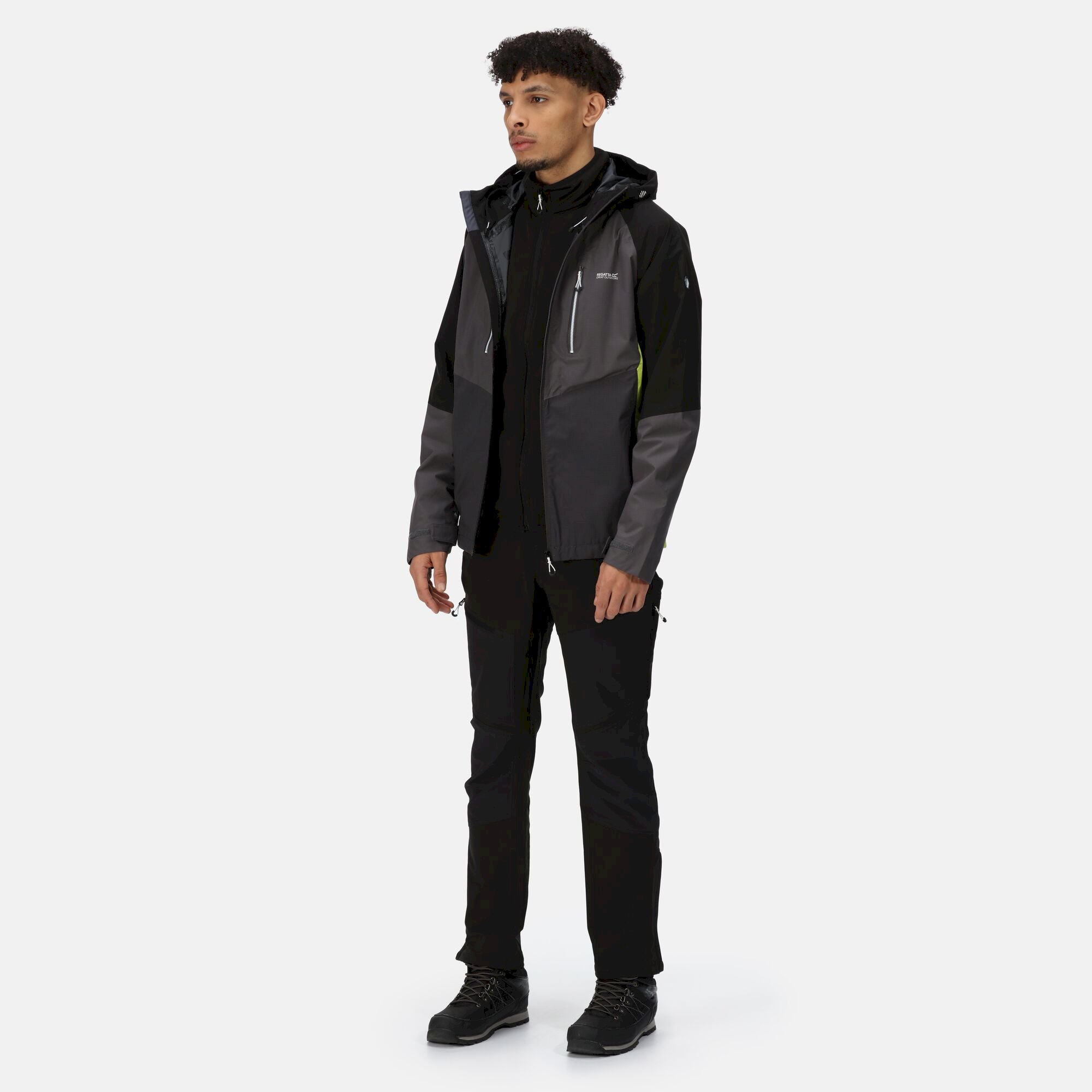 Men's Sacramento VIII Waterproof Jacket | Black Dark Grey