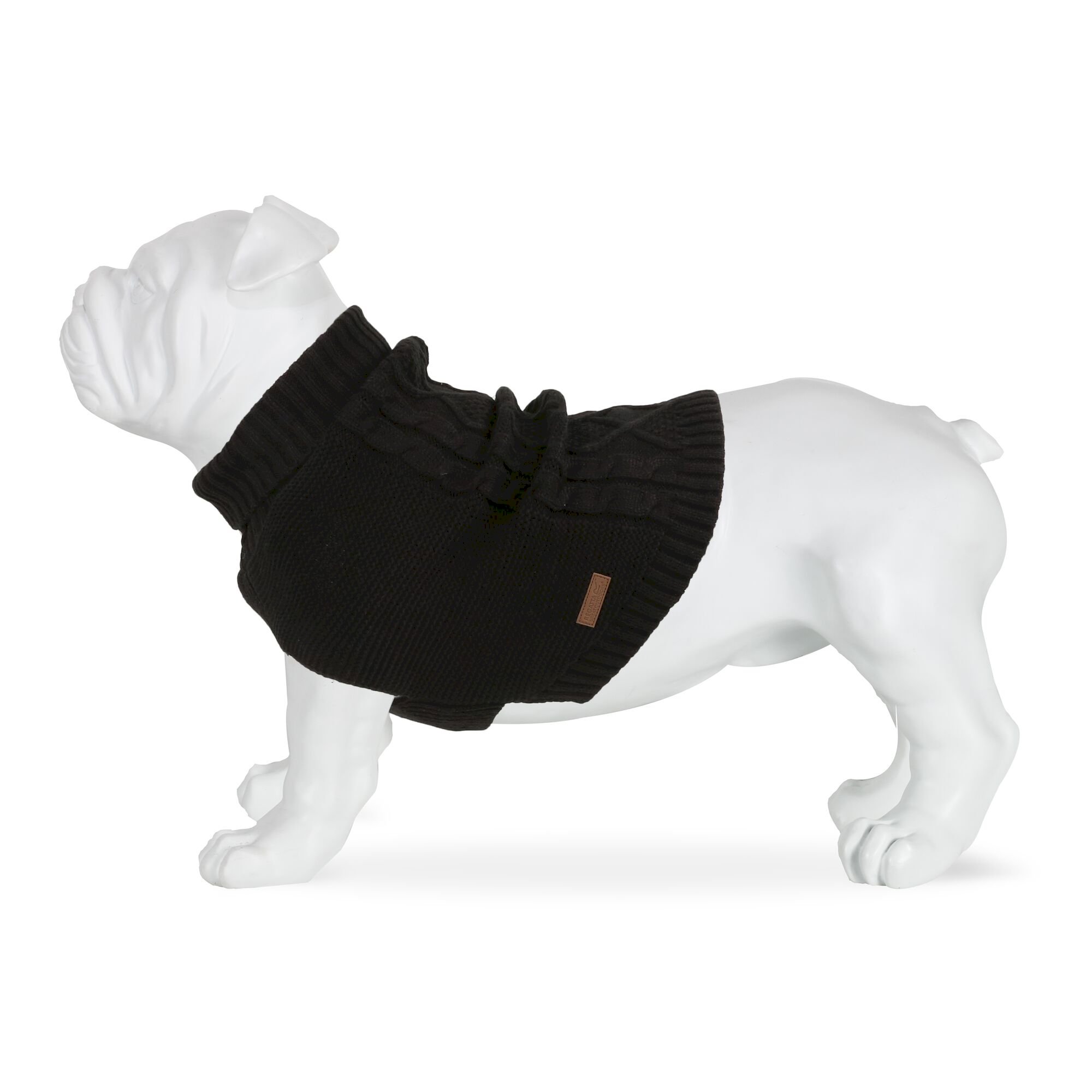 Knitted Dog Jumper | Black