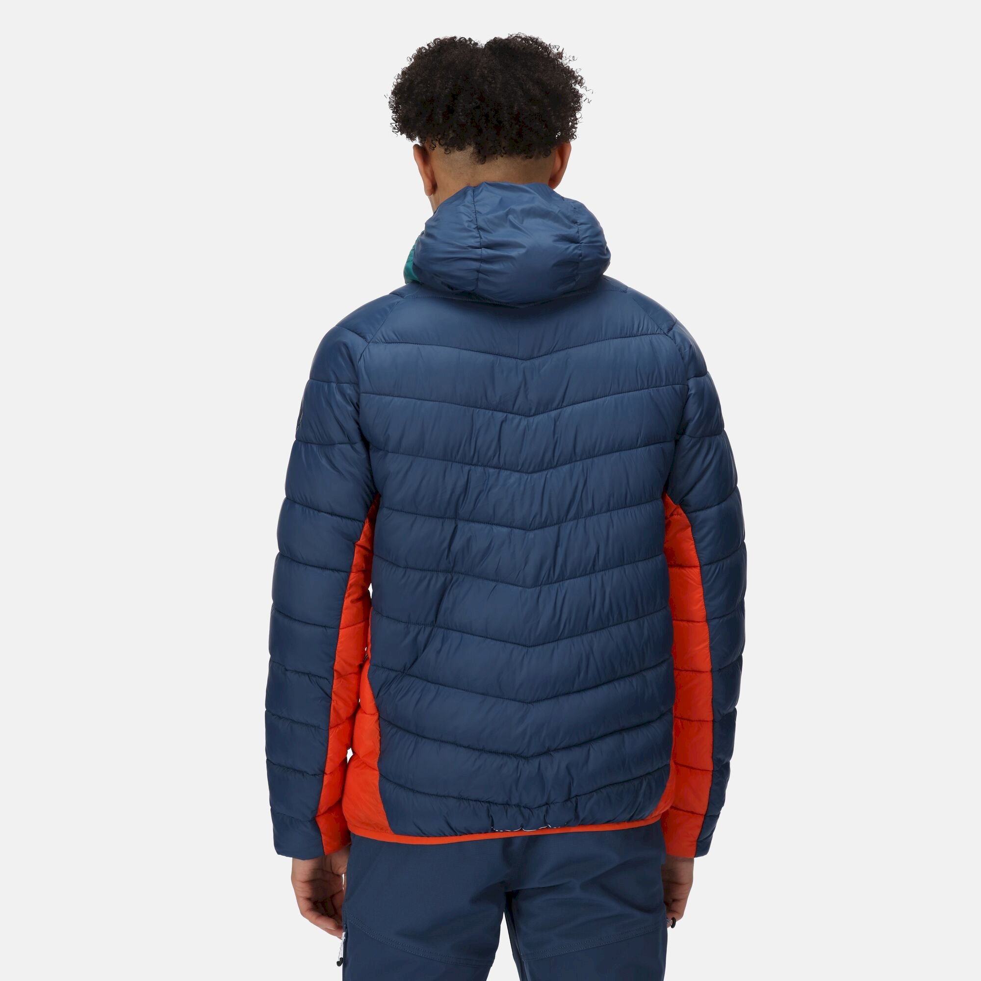 Men's Harrock Hooded Puffer Jacket | Admiral Pacific Green